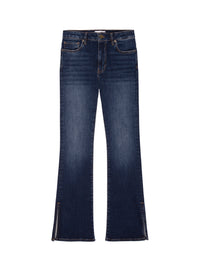 Pantalon Mini Boot à fente en denim - Moonflower