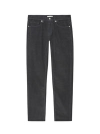 Men's Slim-Fit Denim Corduroy Trousers - Titanium