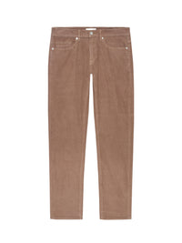 L'Homme Slim-Fit Corduroy Trousers in Denim - Dark Taupe