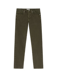L'Homme Slim-fit Denim Trousers - Garage Moss Green