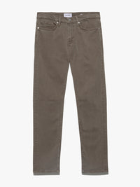 L'HOMME SLIM BRUSHED TWILLDARK CAMEL
