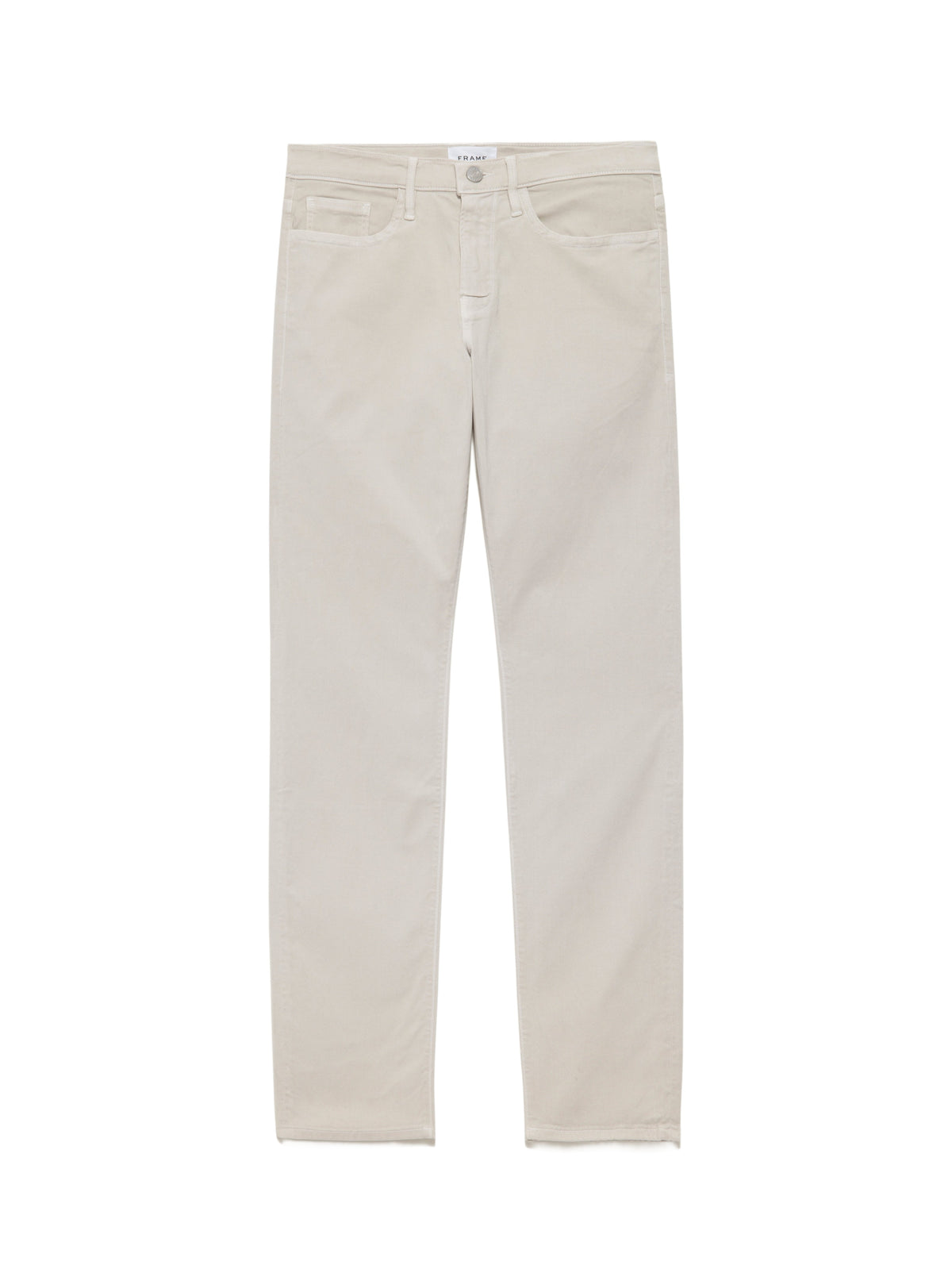 L'Homme Slim-fit denim trousers - Milk Beige