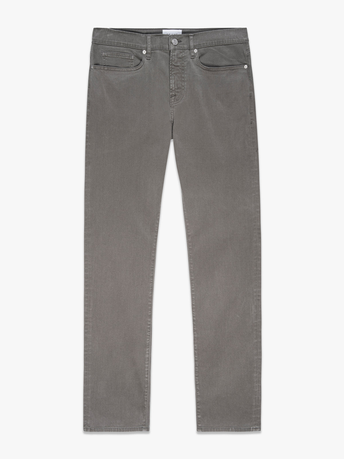 L'HOMME SLIM BRUSHED TWILLDUSTY GREY
