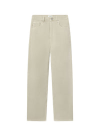 Straight-leg denim trousers - Beach Sand