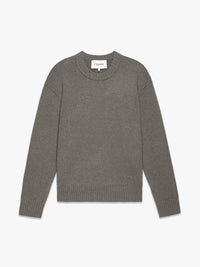 CASHMERE CREWNECK SWEATERSOFT MOCHA