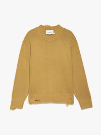 DESTROYED CASHMERE SWEATERYELLOW
