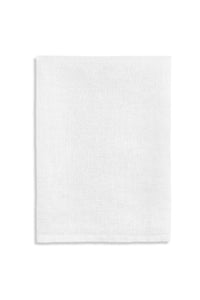 Set of 4 satin linen napkins - White