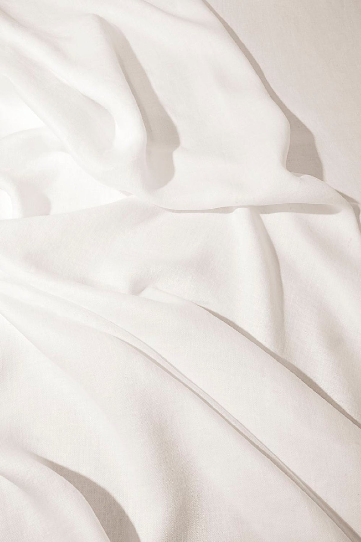 Nappe en satin de lin - Ecru
