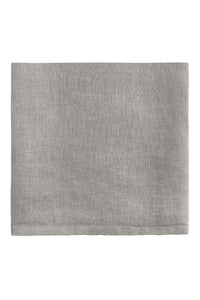 Set of 4 satin linen towels - Grey