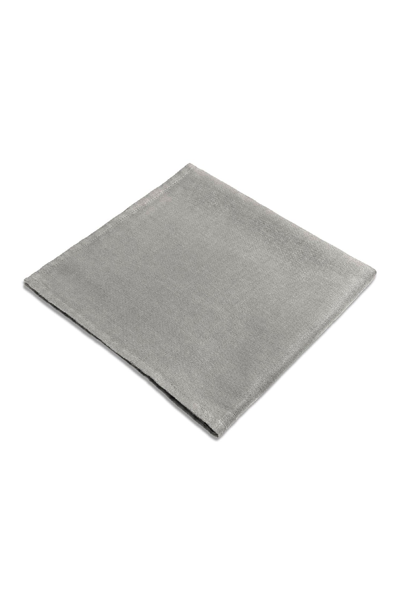 Lot de 4 serviettes en satin de lin - Grey