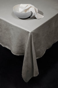 Nappe en satin de lin - Grey