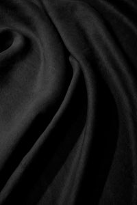 Nappe en satin de lin - Black