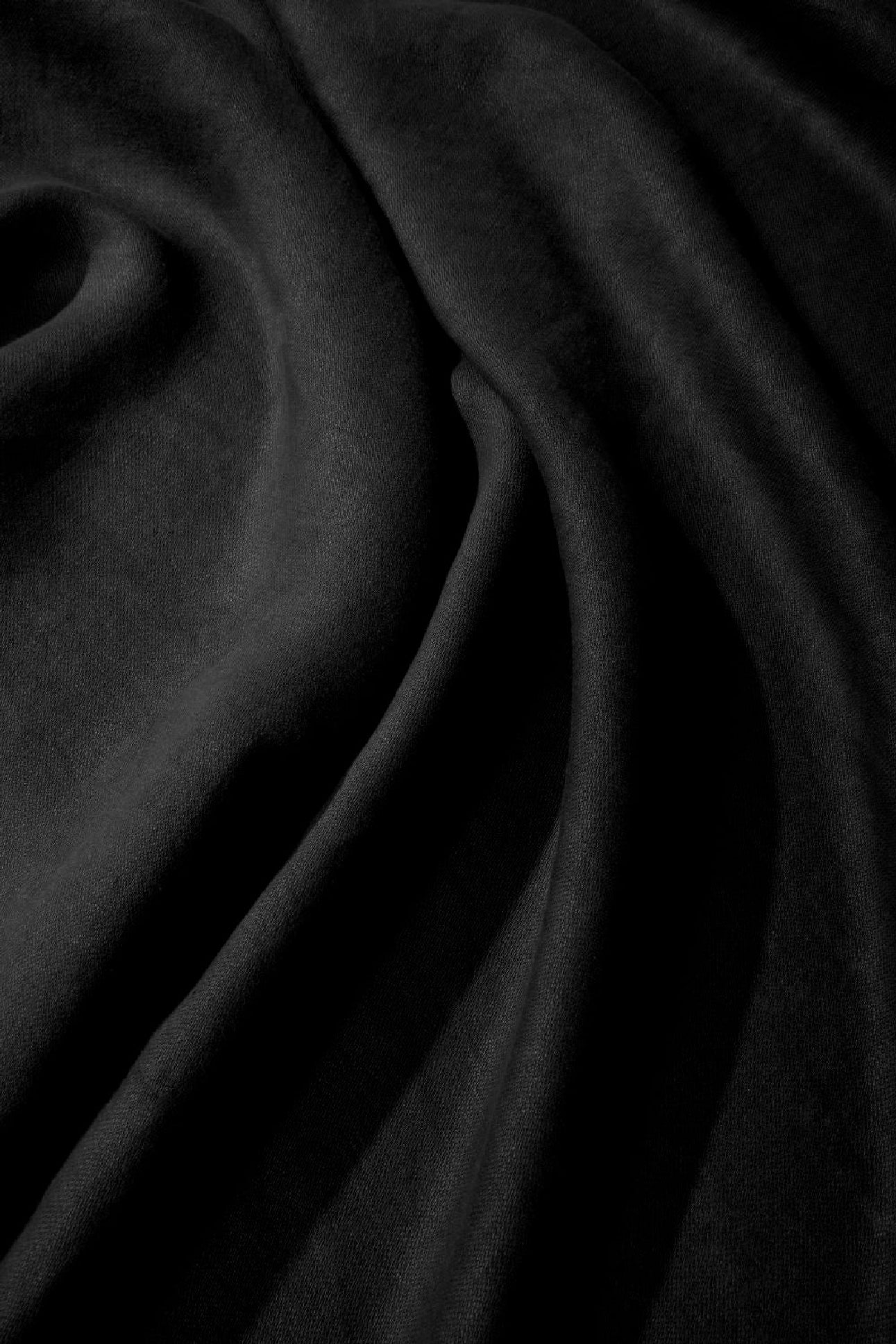 Nappe en satin de lin - Black