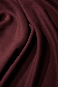 Nappe en satin de lin - Wine
