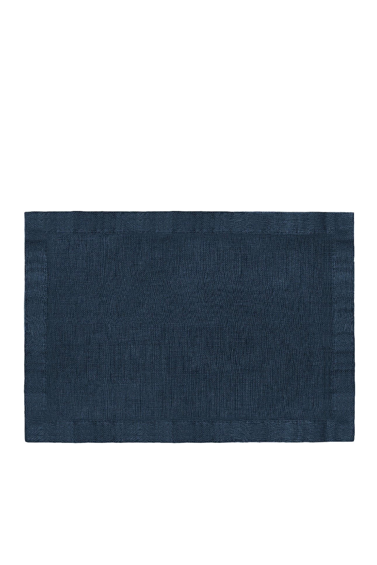 Set of 4 satin linen placemats - Blue