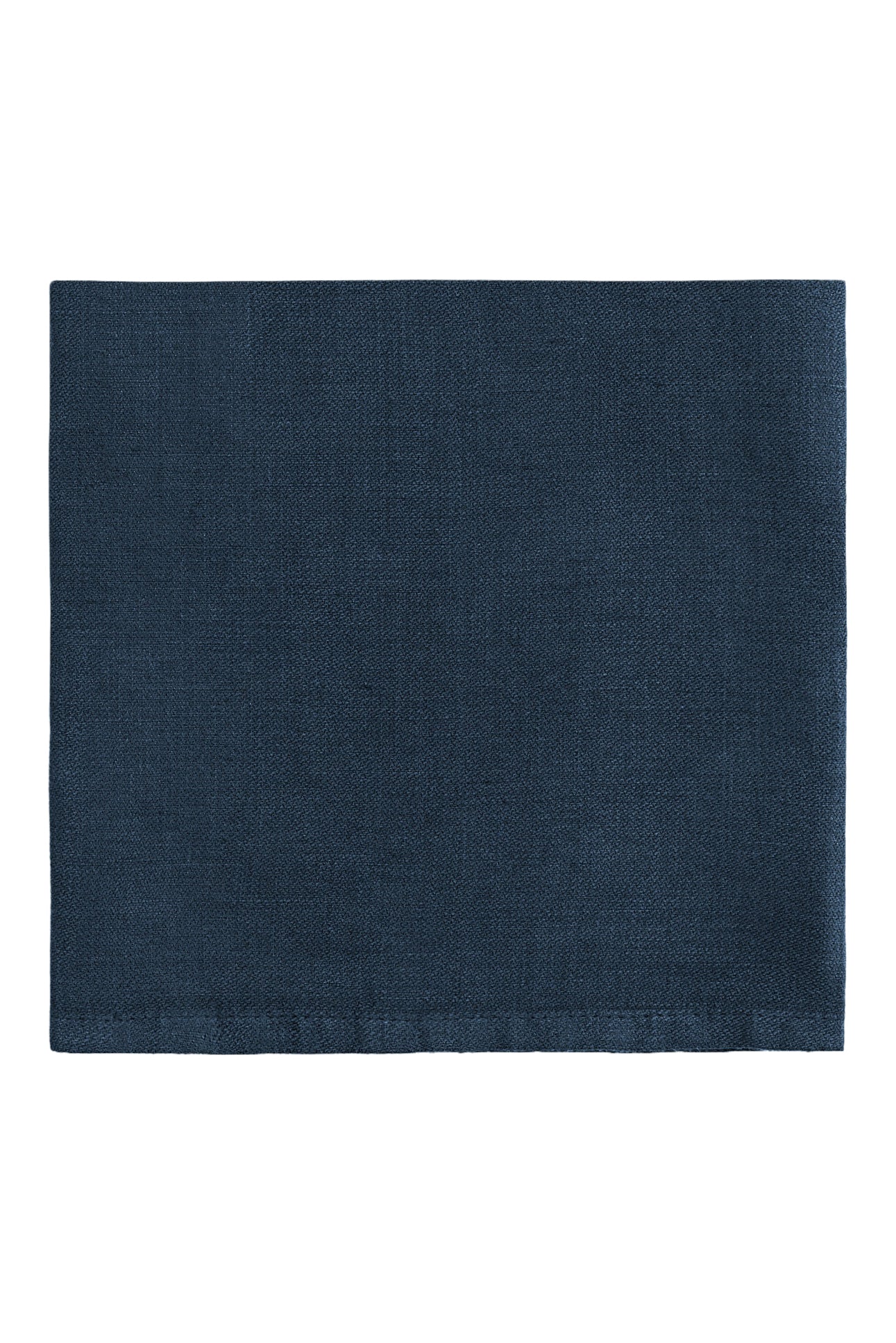 Set of 4 satin linen napkins - Blue