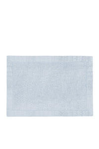 Set of 4 satin linen placemats - Light Blue