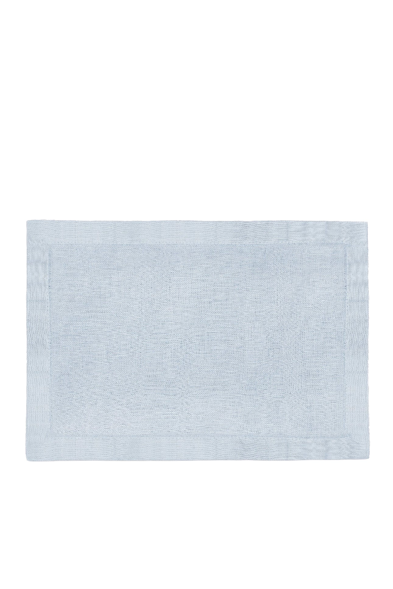 Set of 4 satin linen placemats - Light Blue