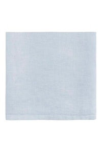 Set of 4 satin linen napkins - Light Blue