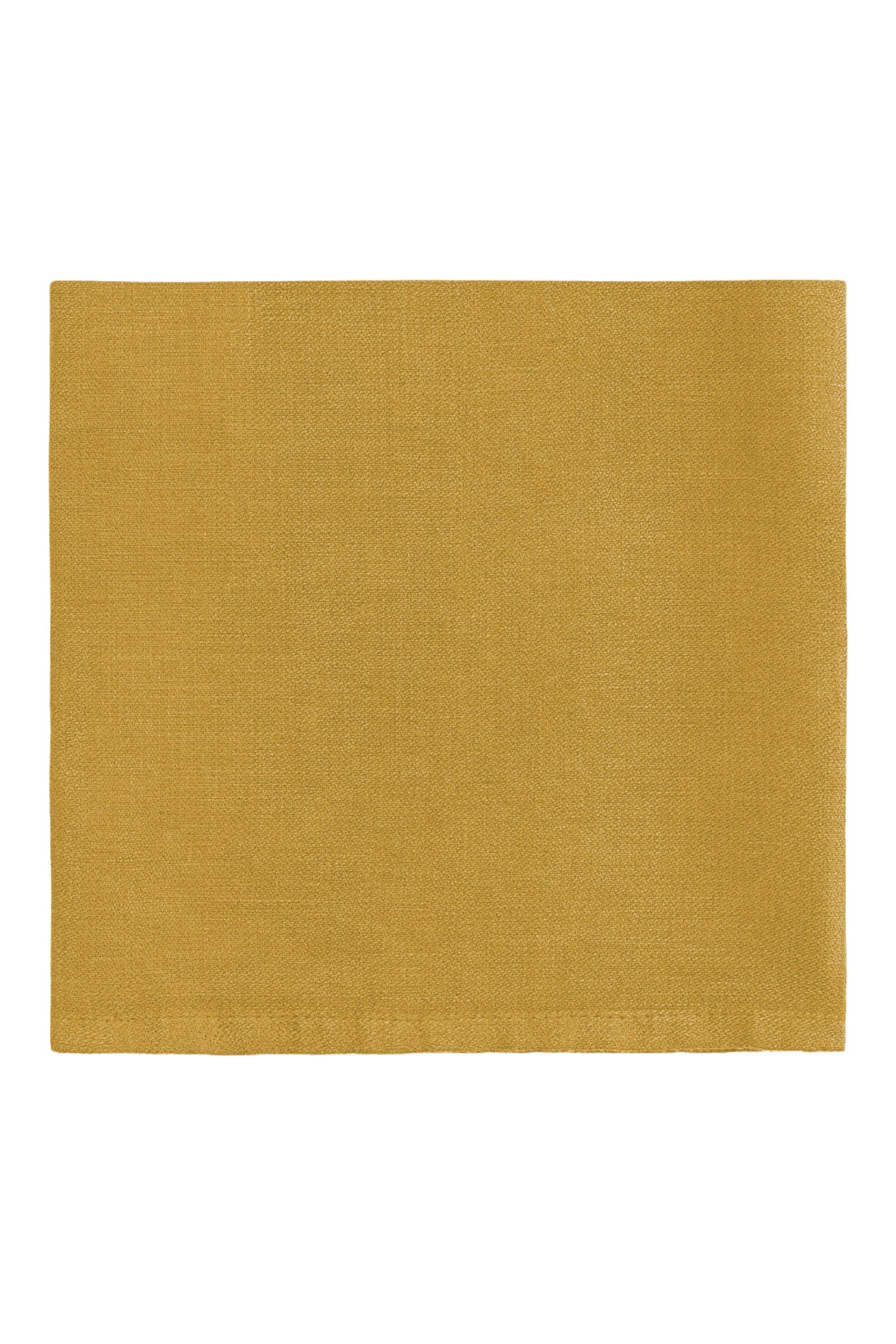 Set of 4 satin linen napkins - Mustard