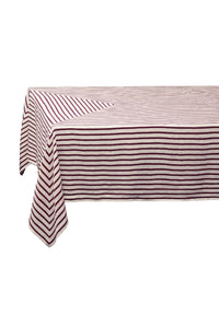 Nappe Concorde en satin de lin - Red