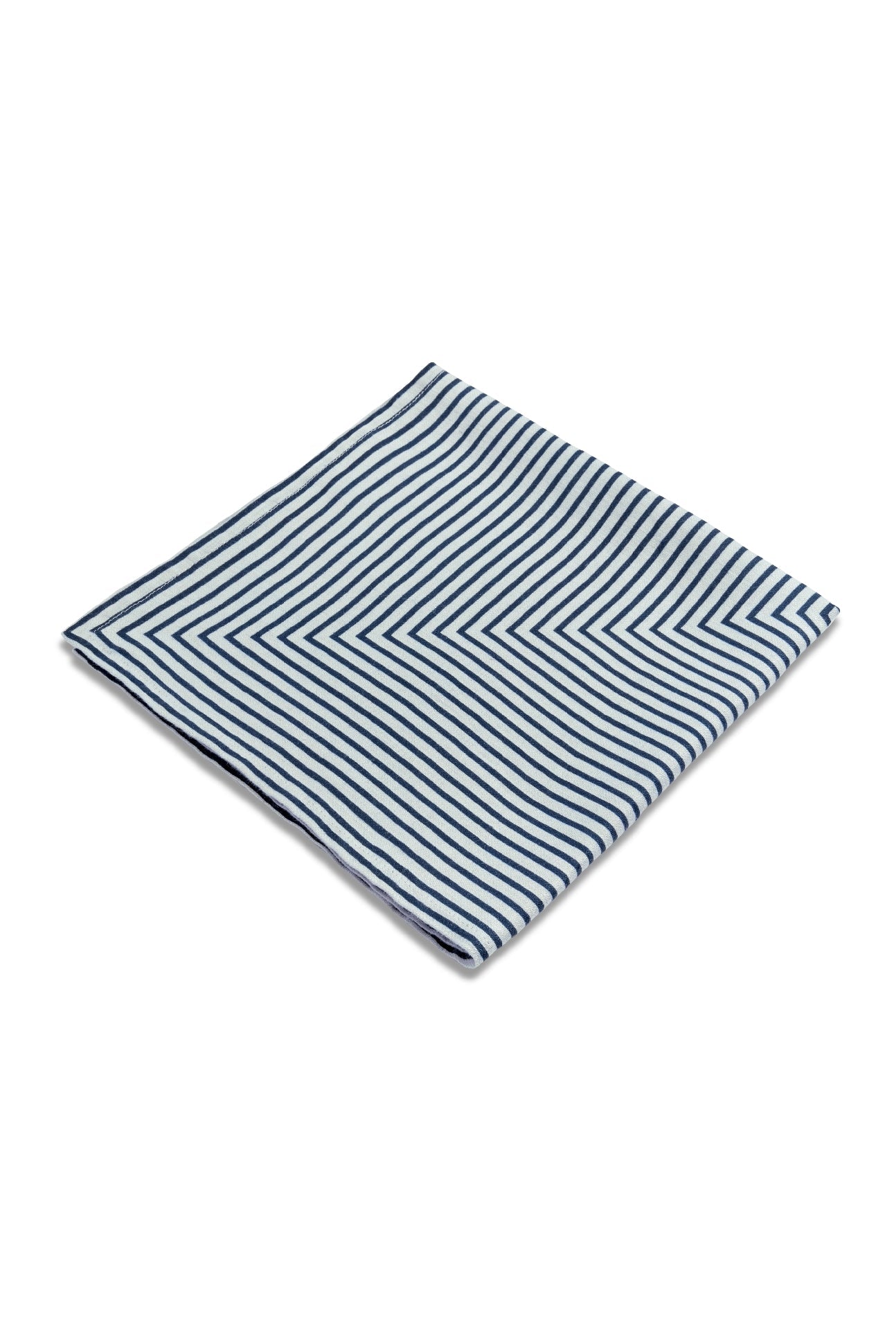 Coffret de 4 serviettes Concorde en lin - Bleu
