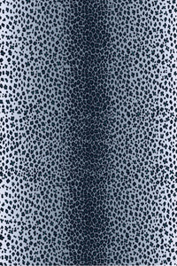Nappe en lin imprimé léopard - Blue