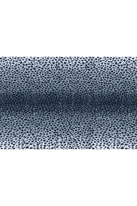 Nappe en lin imprimé léopard - Blue