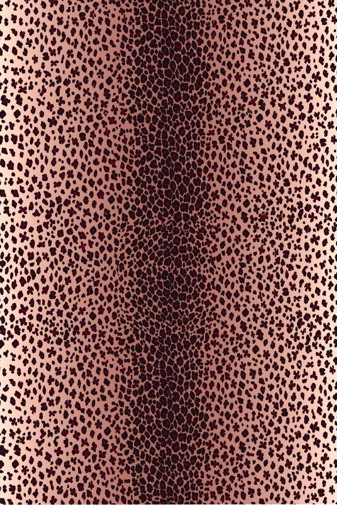 Nappe en lin imprimé léopard - Pink