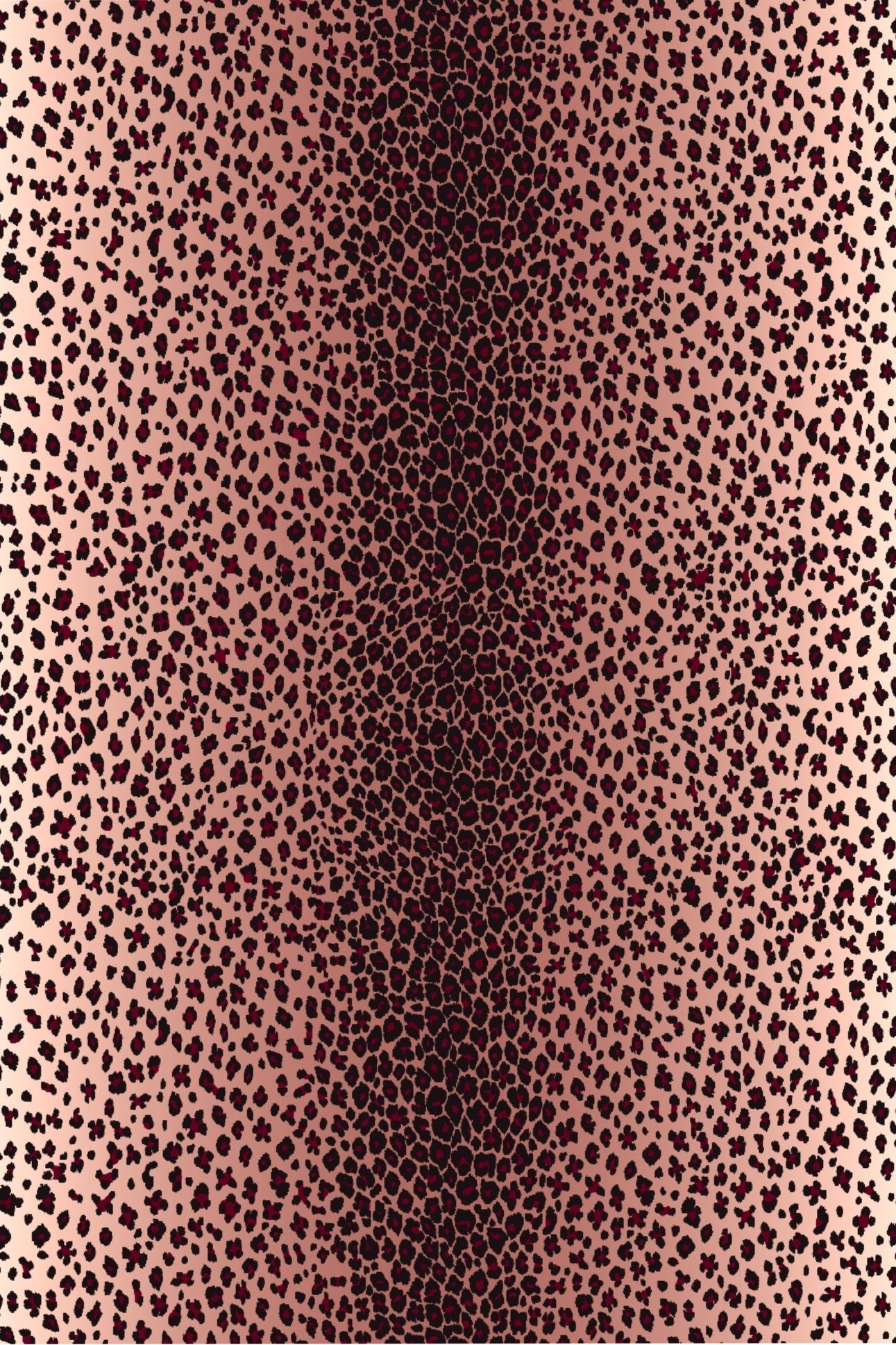 Nappe Léopard en lin - Rose