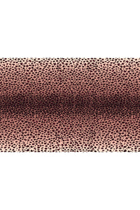 Nappe en lin imprimé léopard - Pink
