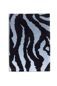 Lot de 4 serviettes en lin imprimé tigre - Blue