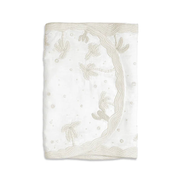 Chemin de table Haas Joshua Tree en lin - White