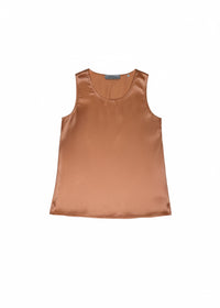Debardeur en soie - Orange Clair