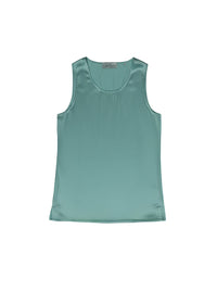 Debardeur en soie - Turquoise Pale