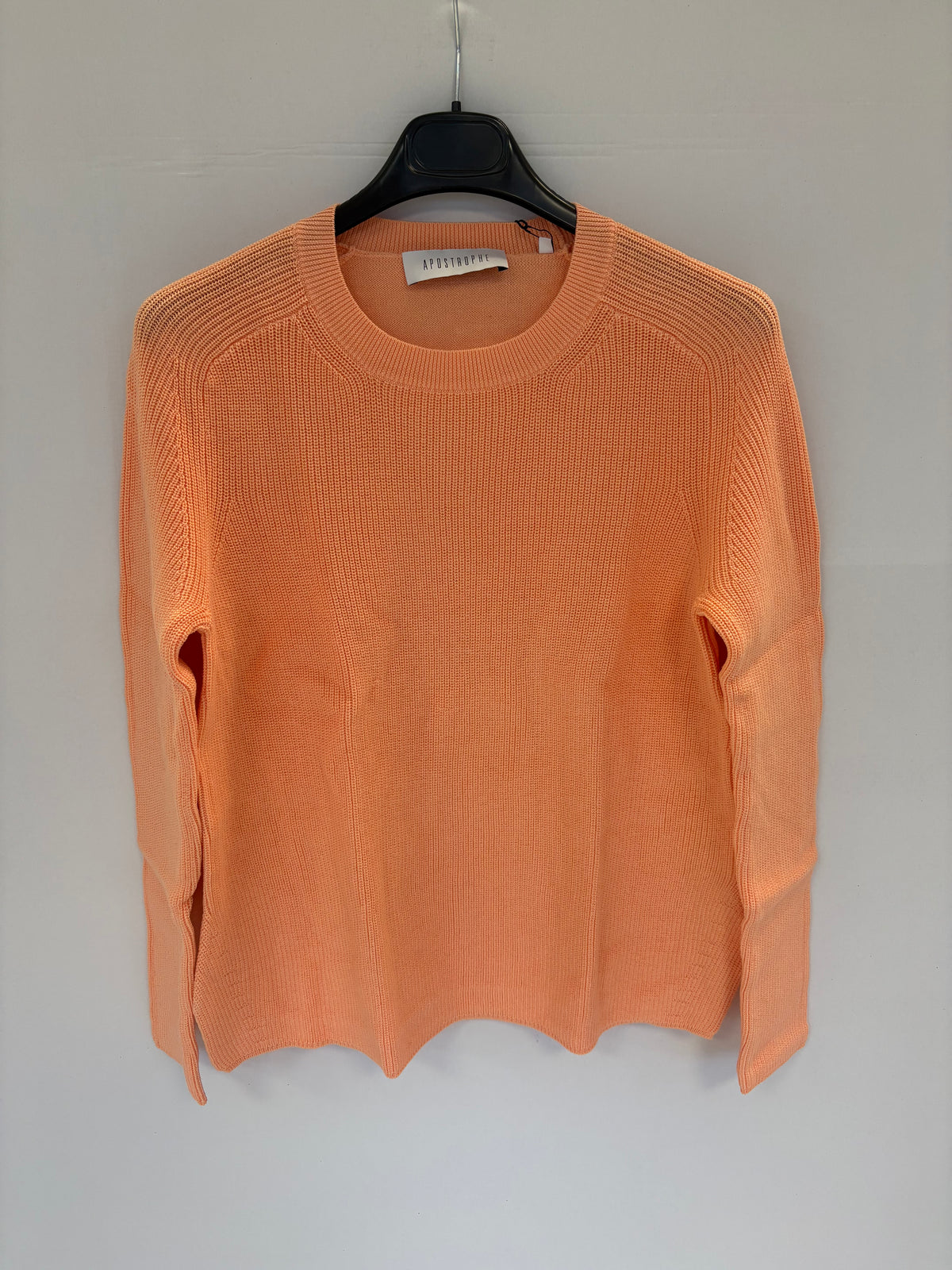 Pull manche raglan tie and dye - Orange Clair