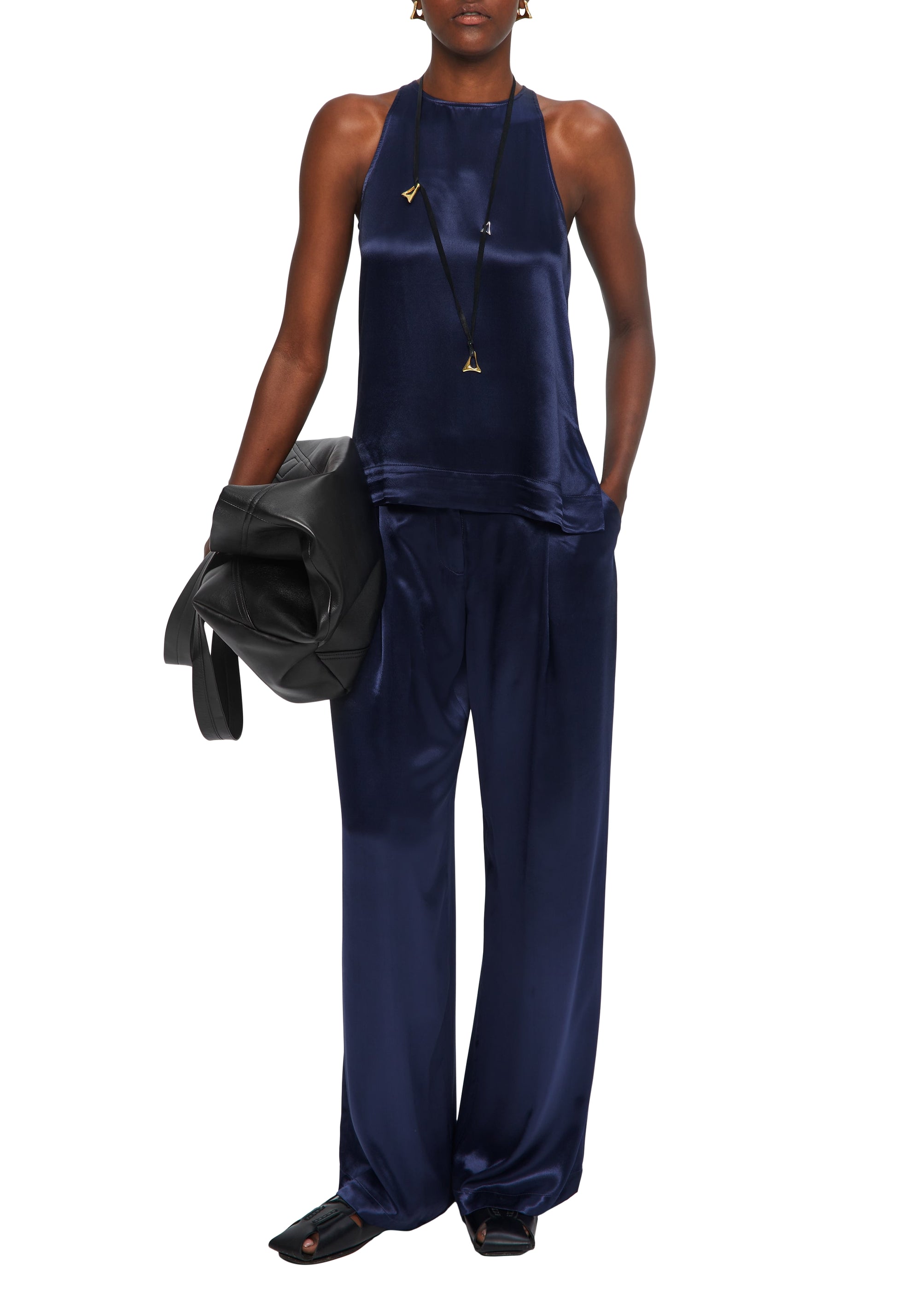 Blouse Logan sans manches - Midnight Blue