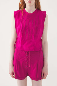 MAGENTA LOLA TOP