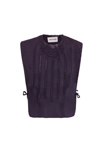 NAVY LOLA TOP