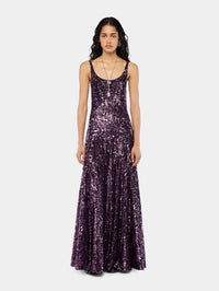 Gown sequin dress