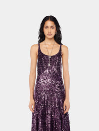 Gown sequin dress