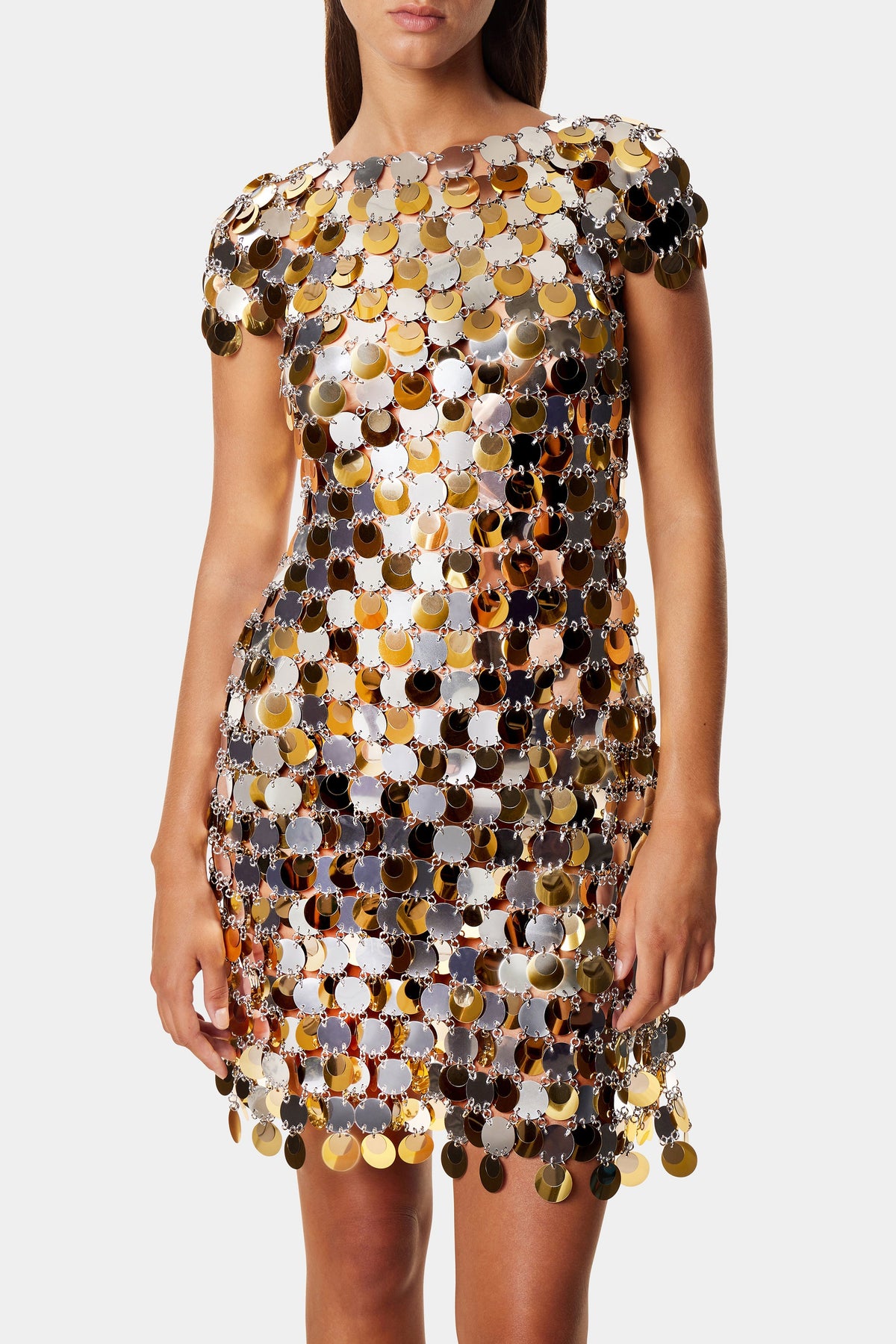 Robe courte en assemblage - Silver & Gold