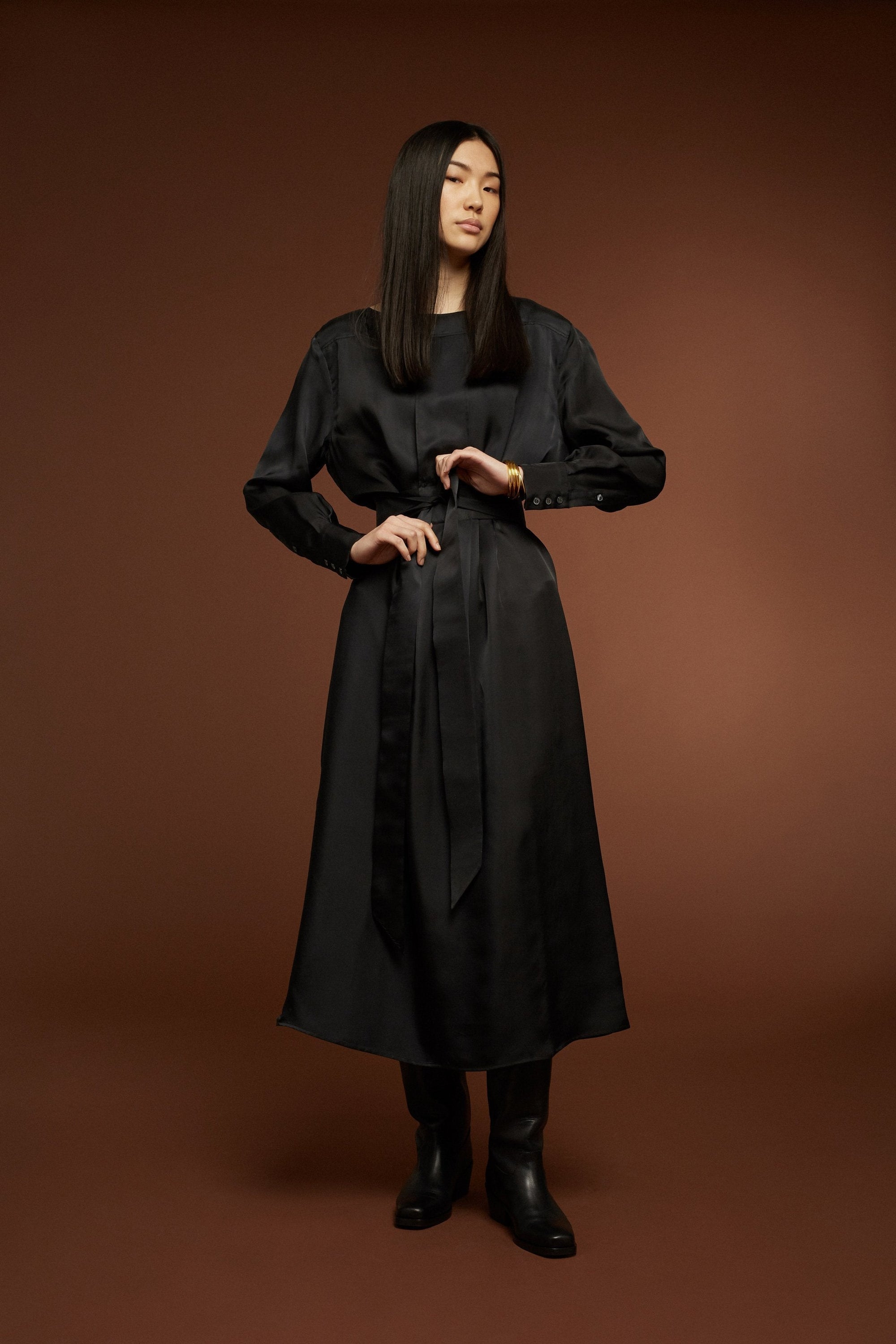 NOIR _ Robe Opium - Noir