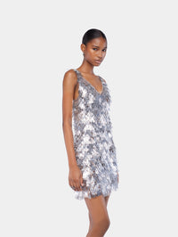 Mini dress in assembly
