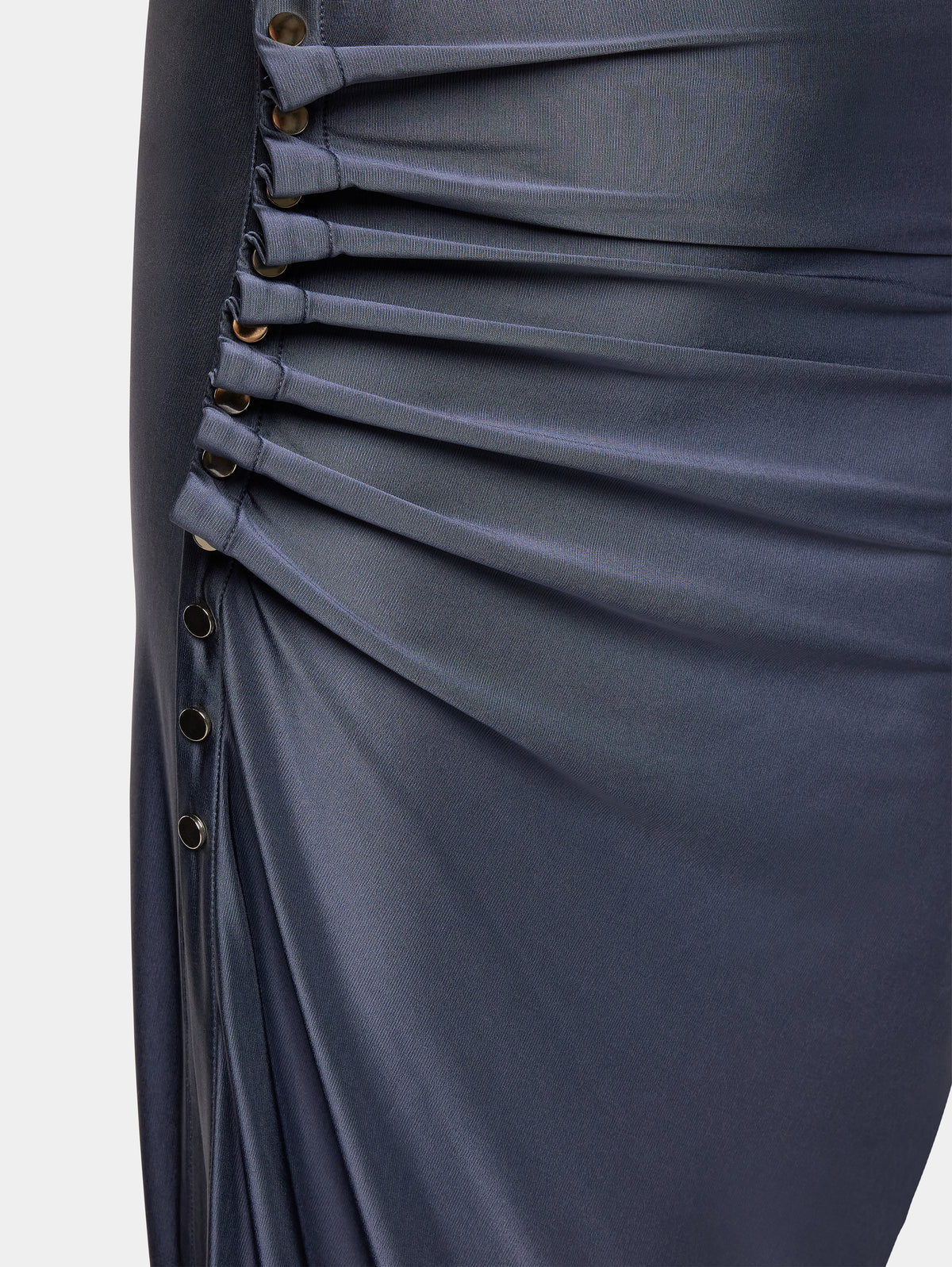 GREY MIDI SKIRT IN JERSEY