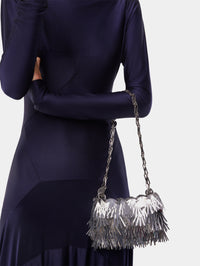 Sparkle nano metallic fur bag