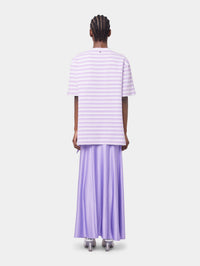 LAVENDER LONG SKIRT IN JERSEY