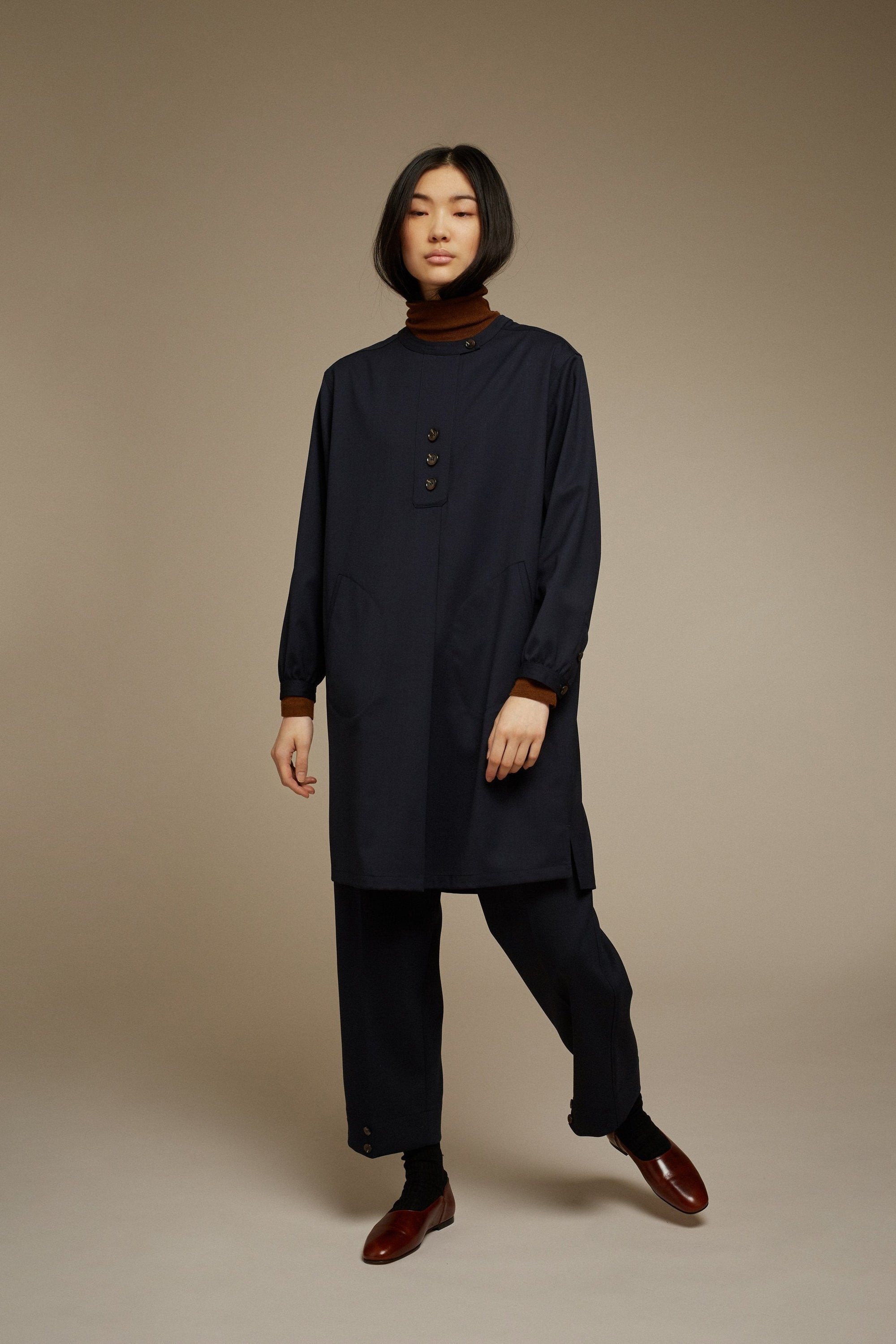 NAVY _ Robe Onagre - Navy