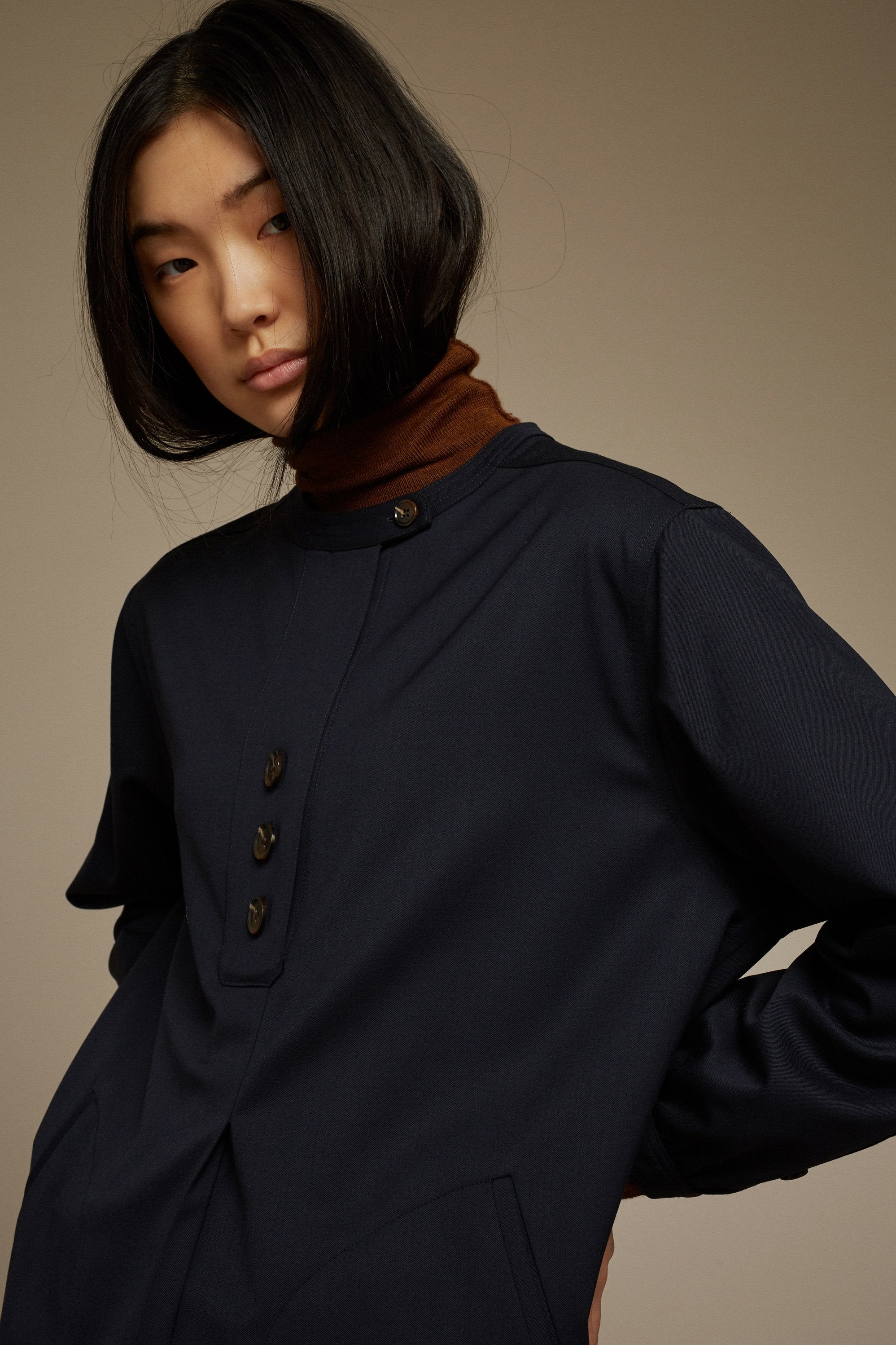 NAVY _ Robe Onagre - Navy