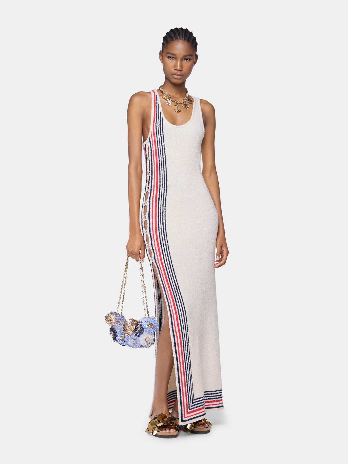 Flower 1969 blue bag